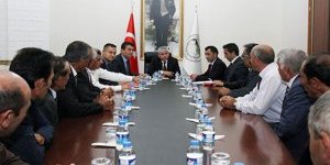 Vali,Selim Muhtarları ile Bir Araya Geldi