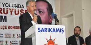Bakan Arslan Sarıkamış kongresine katıldı