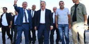 Bakan Arslan,kaldırım çalışmalarını inceledi