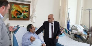 Başkan Altun, hastaneyi ziyaret etti