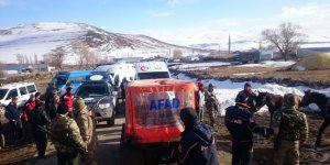 Kars’ta tipiye yakalanan 8 kişi kurtarıldı
