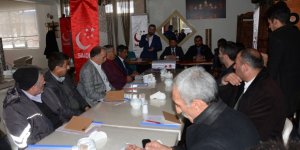 Sadet Partisi Sarıkamış’ta muhtarlarla buluştu 