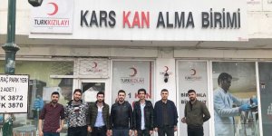 AK Parti Gençlik Kolları Kars İl Başkanlığı'ndan Kan Bağışı Kampanyasına Destek