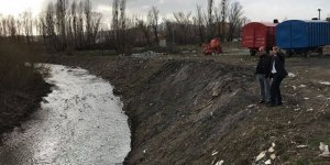 DSİ 24. Bölge Müdürü Dündar, Arpaçay Deresini inceledi