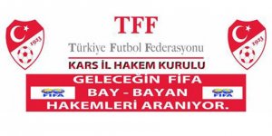 Kars’ta Futbol bay-bayan aday hakem kursu kayıtları başladı