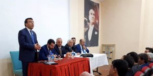 AK Parti Kars İl Başkanı Çalkın, Sarıkamışlı muhtarlara bir araya geldi