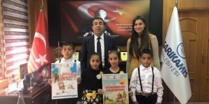 Başkan Toksoy’dan minik öğrencilere destek