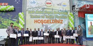 Mobil Koyun Banyoluğu 15 ile törenle dağıtıldı