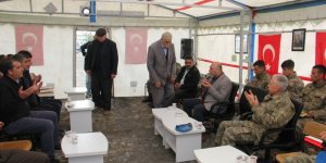 Şehit Astsubay için taziye çadırı kuruldu