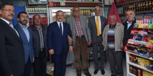 Kars’ta, esnaflardan UDH Bakanı Ahmet Arslan’a destek