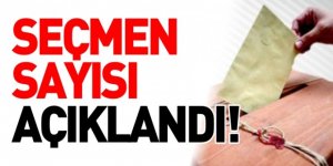 Kars'ta seçmen sayısı açıklandı
