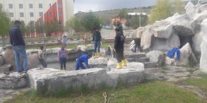 Kars’ta KYK Yurtlarına sosyal alanlar yapılıyor