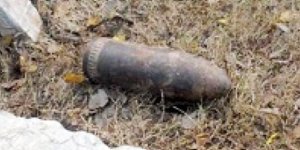 Kars’ta Osmanlı-Rus savaşından kalma top mermisi bulundu