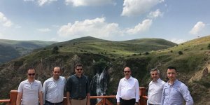 DSİ heyeti Susuz şelalesindeki çalışmaları inceledi