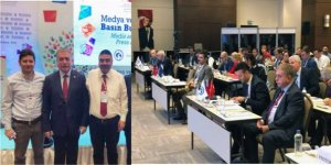 Kars'tan Gazeteciler Medya ve Mülteciler Basın Buluşmasına katıldı