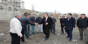 Kars Valisi Türker Öksüz, yatırımları yerinde inceledi