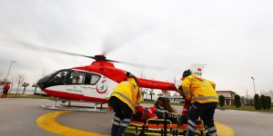 Ambulans helikopter 2018'de 146 kez havalanarak Türkiye birincisi oldu