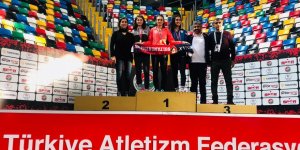 Karslı atlet Türkiye Salon Şampiyonasında şampiyon oldu