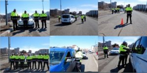 Kars’ta, yeni kıyafetlerle trafik polisleri daha güvende