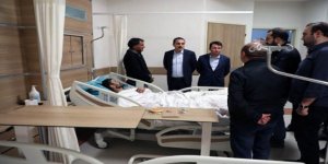 Vali Türker Öksüz, silahlı kavga olayında yaralananları ziyaret etti