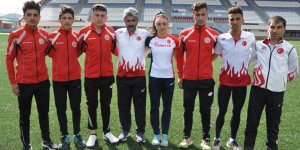 Karslı milli atletler, çalışmalarını bayramda da sürdürüyor