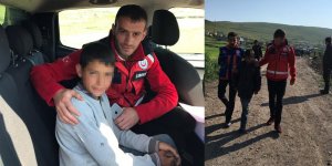 Susuz Gölbaşı köyünde kaybolan çocuk 8 saat sonra bulundu 