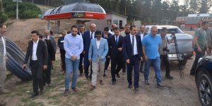 Kars Valisi Türker Öksüz Sarıkamış’taki yatırımları inceledi