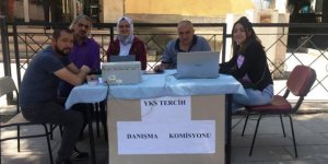 YKS tercihi yapacak öğrencilere rehberlik hizmeti