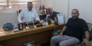 THKD Başkanı Polatel'den, Kars Kuzey Doğu Gazeteciler Cemiyetine ziyaret