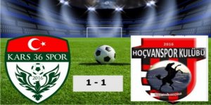 Hoçvanspor 1 – Kars36 Spor 1
