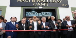 Digor Türkmeşen köyünde, Hacı Binali Abay Cami ibadete açıldı