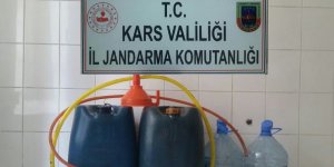 Sarıkamış’ta akaryakıt çalan 4 kişi suçüstü yakalandı