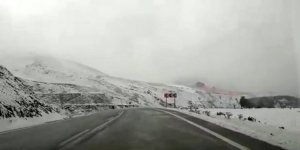 Bayraktepe ve Palandöken beyaza büründü
