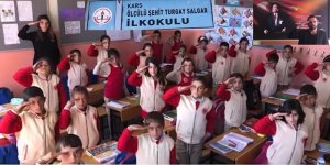 Ölçülü Köyü İlkokulu'ndan Mehmetçiğe Asker Selamlı Video