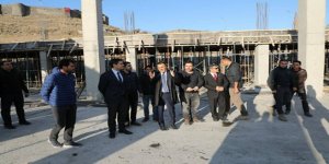 Vali Türker Öksüz, Kars Vadisi, Bedesten ve Konak inşaatını inceledi