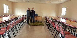Karslı işadamı Yıldırım, Taziye Evleri’nin iç donanımına destek verdi