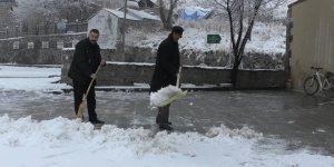 Karslıların kış mesaisi başladı