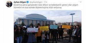 Başkan Bilgen öğrencilerin sesine kulak verdi