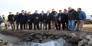 Vali Türker Öksüz, Kuyucuk Gölü’ne can suyu akışını başlattı
