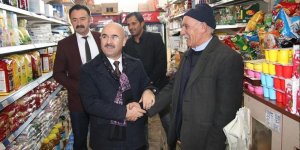Belediye Başkanı Altun esnafı ziyaret etti