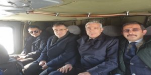 Bakan Pakdemirli ve Yunus Kılıç deprem bölgesinde