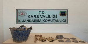 Jandarma kaçak kazı yapanları kıskıvrak yakaladı