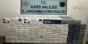 Kars’ta, 50 bin TL değerinde kaçak sigara ele geçirildi