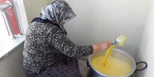Kars’ta kadınların sarıyağ mesaisi başladı