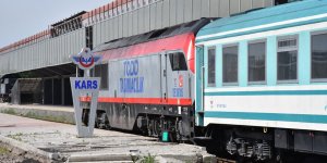 950 metrelik ihracat treni Kars’tan hareket etti
