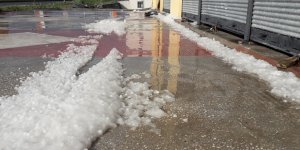Kars’ı dolu vurdu