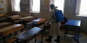 Kars'ta okullar LGS sınavı için dezenfekte edildi