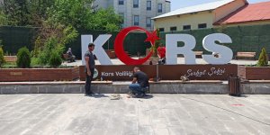 “Kars” yazısı yeni yerine konuldu