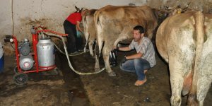 Kars’ta 10 bin ton süt makine ile sağılıp soğutulacak