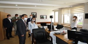 Vali Türker Öksüz, Nüfus ve Açık kapı Bürosunu inceledi